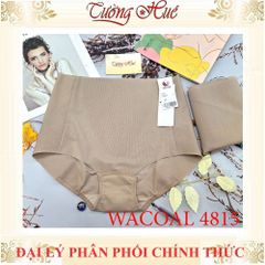 Quần Gen Định Hình WACOAL LR4815 - Quần Lót Nữ Thun Co Giãn, Thiết Kế Không Đường May, Màu Đen Và Da, Size M, L, LL