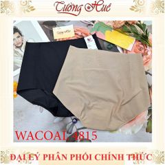 Quần Gen Định Hình WACOAL LR4815 - Quần Lót Nữ Thun Co Giãn, Thiết Kế Không Đường May, Màu Đen Và Da, Size M, L, LL