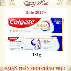Kem Đánh Răng Colgate Mỹ Total Whitening - 181g