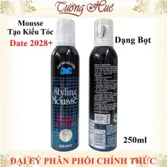 Mousse Tạo Kiểu Tóc Dạng Bọt Jacqualine 250ml - Sản Phẩm Chăm Sóc Tóc Nam Nữ, Giúp Giữ Nếp Tóc Hoàn Hảo, Dễ Dàng Tạo Kiểu