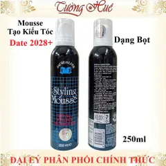 Mousse Tạo Kiểu Tóc Dạng Bọt Jacqualine 250ml - Sản Phẩm Chăm Sóc Tóc Nam Nữ, Giúp Giữ Nếp Tóc Hoàn Hảo, Dễ Dàng Tạo Kiểu