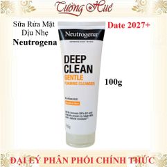 Sữa Rửa Mặt Dịu Nhẹ Neutrogena Deep Clean 100g - Sạch Sâu, Dưỡng Ẩm, Phù Hợp Cho Da Nhạy Cảm, Chuyên Gia Khuyên Dùng