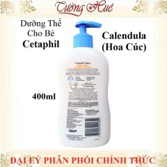 Dưỡng Thể Cho Bé Cetaphil Calendula 400ml - An Toàn, Dịu Nhẹ, Giữ Ẩm Da Mỏng Manh, Không Gây Kích Ứng, Chuyên Dụng Cho Da Nhạy Cảm