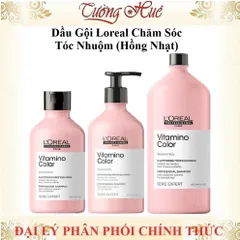 Dầu Gội Cho Tóc Nhuộm L'ORÉAL Serie Expert A-ox Vitamino Color - 1500ml - Hồng Nhạt
