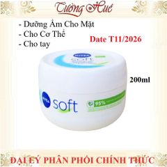 Kem Dưỡng Ẩm Nivea Đức Refreshingly Soft Moisturising Cream - 200ml