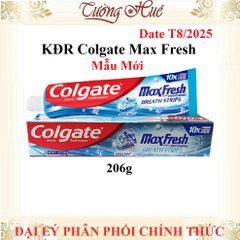 Kem Đánh Răng Colgate Max Fresh Breath Strips Cool Mint - 206g