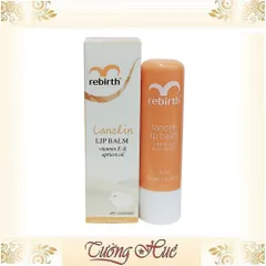 Son Dưỡng Môi Nhau Thai Cừu Rebirth Vitamin E & Apricot Oil - 3.7g