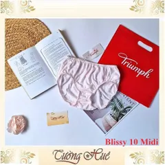Quần lót nữ Triumph Blissy 10 Midi Lưng Cao - Chất liệu Cao Cấp, Thiết Kế Thời Trang, Dành Cho Da Nhạy Cảm