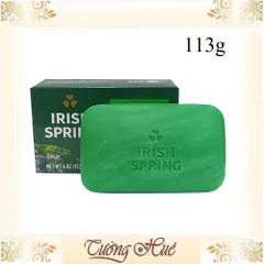 Bộ 6 bánh xà phòng Irish Spring 113g - Xà phòng làm sạch cơ thể với hương thơm tươi mát, an toàn cho cả trẻ em