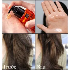 Tinh Chất Dưỡng Tóc Mise en scène Perfect Serum Golden Morocco Argan Oil - 80ml - Vàng.