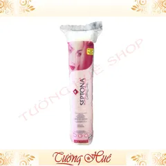 Bộ 2 Bông Tẩy Trang SEPTONA Cotton Care 120 Round Pads - 120 Miếng x 2.