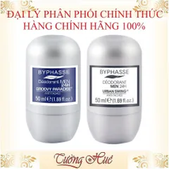 Lăn Khử Mùi Nam Byphasse Deodorant Men 24H GROOVY PARADISE - 50ml.