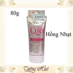 Kem Dưỡng Da Tay Kosé CoenRich Q10 WHITENING Medicated - Hồng Nhạt - 80g