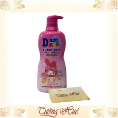 Sữa tắm gội cho bé D-nee Kids Bubble Bath Berry Pink - 400ml - Hồng