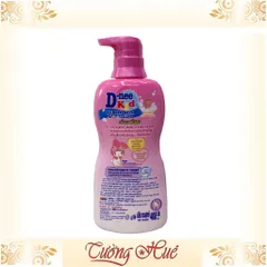 Sữa tắm gội cho bé D-nee Kids Bubble Bath Berry Pink - 400ml - Hồng