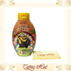 Tắm gội Thái Lan cho trẻ Minion Madelyn Head To Toe Wash Peach - Hương đào - 250ml
