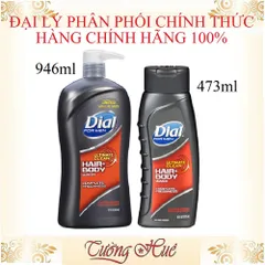 Tắm Gội Nam DIAL For Men Ultimate Clean Hair & Body Wash - 946ml.