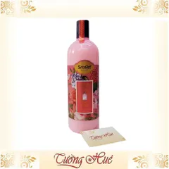 Sữa tắm trắng da, chống nắng SPF50+/PA+++ Sroget Miracle Perfume Whitening Shower Gel - 1L - Hồng