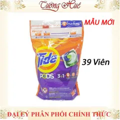 Bịch 39 Viên giặt xả quần áo Tide Pods 3 trong 1