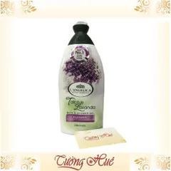 Gel tắm sáng mịn da L'Angelica Talco e Lavanda Rilassante Bath & Shower Gel - Hoa Oải Hương - 500ml