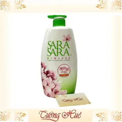 Sữa tắm Hoa Anh Đào Sara Sara Đài Loan Cherry Blossom Body Cleanser - 1000g - Xanh lá