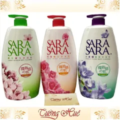 Sữa tắm Hoa Anh Đào Sara Sara Đài Loan Cherry Blossom Body Cleanser - 1000g - Xanh lá