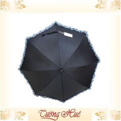 Ô Dù Thẳng Salon de Pro 8 Kèo Gọn Nhẹ - Chống Thấm Nước & Tia UV - Thiết Kế Đơn Giản Màu Đen Sọc