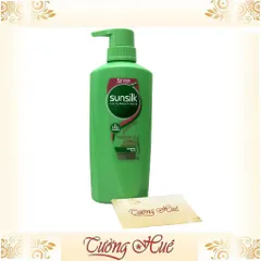 Dầu gội Sunsilk Co-Creations Thái Healthier & Long Shampoo - 450ml - Xanh lá