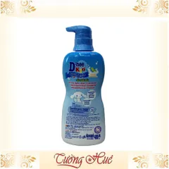 Sữa tắm gội D-nee Kids Bubble Bath Lovely Morning - 400ml - Xanh biển
