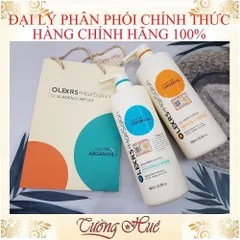 Bộ Gội Xả Olexrs+ HairSalon Pure 100% Argan Oil - 960ml