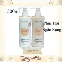 Cặp Gội Xả Olexrs HairSalon Phục Hồi Ngăn Rụng - Collagen Complex Shampoo & Conditioner 500ml cho Tóc Mềm Mượt, Khỏe Đẹp