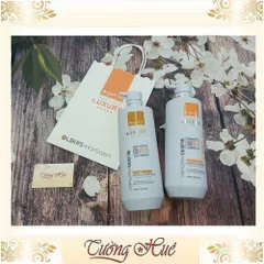 Cặp Gội Xả Olexrs+ HairSalon Cao Cấp Dầu Argan & Tinh Chất Ngọc Trai - Phục Hồi Tóc Hư Tổn 960ml