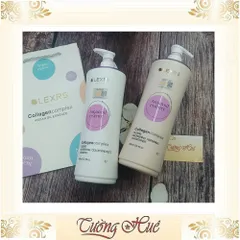 Cặp Gội Xả Cho Tóc Nhuộm Olexrs HairSalon Collagen Complex Shampoo & Conditioner (Tím) - 960ml