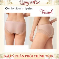 Quần lót nữ Triumph Comfort Touch Hipster - Quần lót lưng vừa phối ren không viền, chất liệu thoải mái, phong cách hiện đại và quyến rũ.