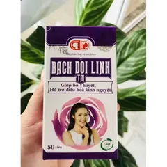 Viên Uống Bạch Đới Linh Hỗ Trợ Điều Hòa Kinh Nguyệt - Giảm Đau Bụng Kinh, Bổ Huyết, Hộp 50 Viên Dành Cho Phụ Nữ