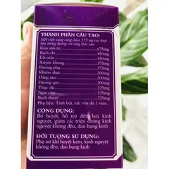 Viên Uống Bạch Đới Linh Hỗ Trợ Điều Hòa Kinh Nguyệt - Giảm Đau Bụng Kinh, Bổ Huyết, Hộp 50 Viên Dành Cho Phụ Nữ