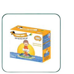 Siro Bibo Thanh Nhiệt Giải Độc Gan - Hỗ Trợ Giảm Dị Ứng, Mề Đay Cho Trẻ Em - Hộp 4 Vỉ 5 Ống