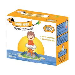 Siro Bibo Thanh Nhiệt Giải Độc Gan - Hỗ Trợ Giảm Dị Ứng, Mề Đay Cho Trẻ Em - Hộp 4 Vỉ 5 Ống