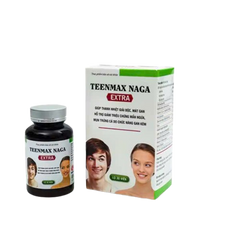Viên Uống Thanh Nhiệt Teenmax Naga Extra - Giảm Mụn Trứng Cá, Hỗ Trợ Mát Gan, Giải Độc, 30 Viên Sản Phẩm Chức Năng