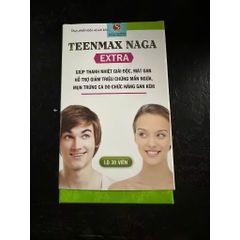 Viên Uống Thanh Nhiệt Teenmax Naga Extra - Giảm Mụn Trứng Cá, Hỗ Trợ Mát Gan, Giải Độc, 30 Viên Sản Phẩm Chức Năng