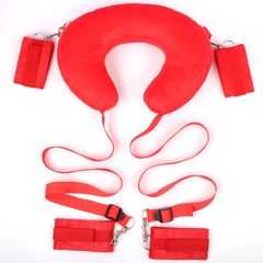 Bộ Bạo Dâm Khóa Tay Chân Có Gối Kê Đầu Êm Ái