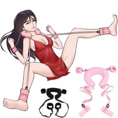 Bộ Bạo Dâm Khóa Tay Chân Có Gối Kê Đầu Êm Ái