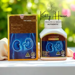 Viên Uống Hỗ Trợ Thận Vitatree Kidney Tonic 100 Viên - Bổ Thận, Tăng Cường Chức Năng Thận Hàng Nhập Khẩu Úc