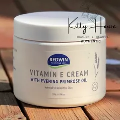 Kem Dưỡng Da Redwin Vitamin E & Tinh Dầu Hoa Anh Thảo 330g - Dưỡng Ẩm, Làm Sáng Da, Phù Hợp Mọi Loại Da