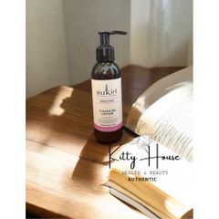 Sữa Rửa Mặt Dành Cho Da Nhạy Cảm Sukin - Chiết Xuất Trà Xanh, Dưa Chuột và Hoa Cúc - 125ml Chăm Sóc Da Mềm Mịn, Khỏe Đẹp