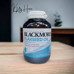 Viên Uống Tinh Dầu Hạt Lanh Blackmores Flaxseed Oil 1000mg - Hỗ Trợ Sức Khỏe Tim Mạch, Làm Đẹp Da, 100 Viên