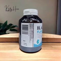 Viên Uống Tinh Dầu Hạt Lanh Blackmores Flaxseed Oil 1000mg - Hỗ Trợ Sức Khỏe Tim Mạch, Làm Đẹp Da, 100 Viên