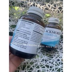 Viên Uống Tinh Dầu Hạt Lanh Blackmores Flaxseed Oil 1000mg - Hỗ Trợ Sức Khỏe Tim Mạch, Làm Đẹp Da, 100 Viên