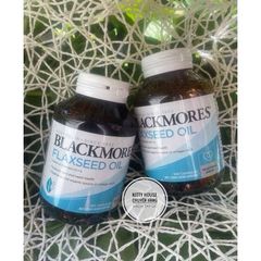 Viên Uống Tinh Dầu Hạt Lanh Blackmores Flaxseed Oil 1000mg - Hỗ Trợ Sức Khỏe Tim Mạch, Làm Đẹp Da, 100 Viên