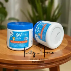 Kem Dưỡng Ẩm QV Baby Moisturising Cream 250g - An Toàn Cho Da Nhạy Cảm, Giảm Khô, Làm Dịu Bệnh Chàm, Vảy Nến Cho Bé